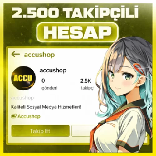 ⭐AYNI GÜN TESLİM⭐ İNSTAGRAM 2.500 TAKİPÇİLİ KIZ HESABI